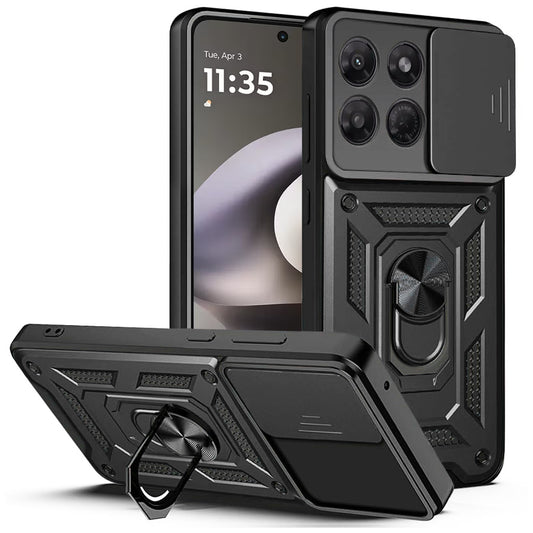 Suojakuori Motorola Moto G37 Powerille, Techsuit, CamShield, Musta