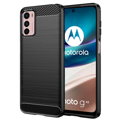 Case for Motorola Moto G42, Techsuit, Carbon, Black