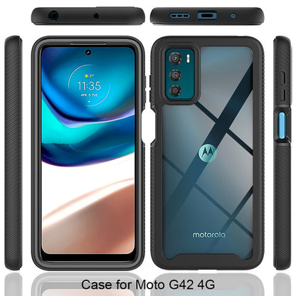 Kotelo Motorola Moto G42:lle, Techsuit, Defense360 Pro, Musta
