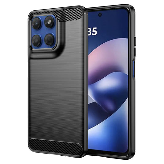 Suojakuori Motorola Moto G47 / G37 Power / G37 / G67 Power / G57 Power, Techsuit, Hiili, Musta