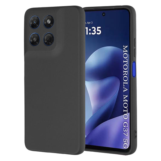 Suojakuori Motorola Moto G47 / G37 Power / G37, Techsuit, SoftFlex, Musta