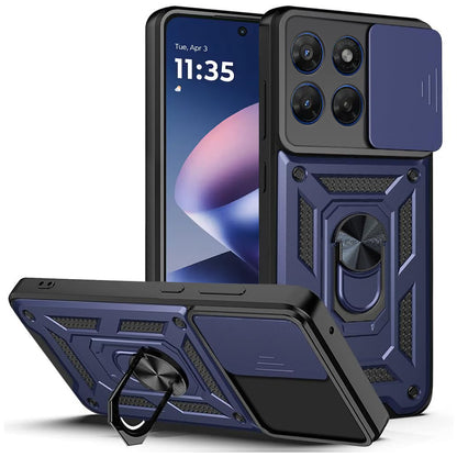 Suojakuori Motorola Moto G47 / G37:lle, Techsuit, CamShield, Sininen