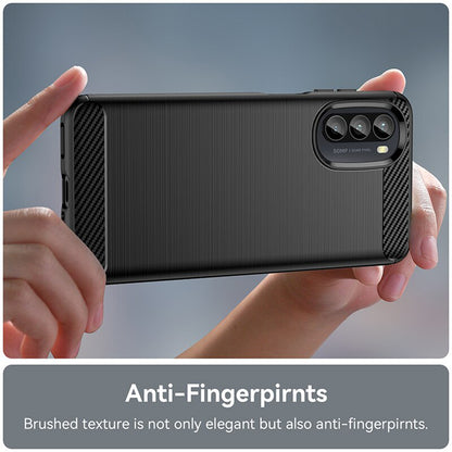 Case for Motorola Moto G52 / G82, Techsuit, Carbon, Black