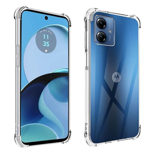 Kuori Motorola Moto G54:lle, Techsuit, Iskunkestävä Kirkas, Läpinäkyvä