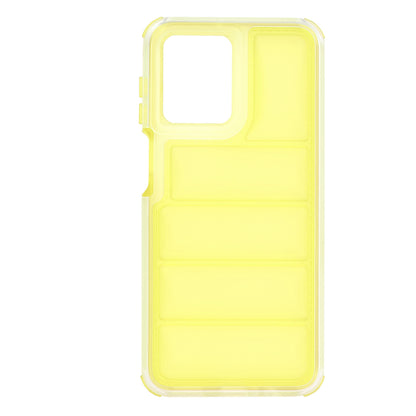 Case for Motorola Moto G54, Techsuit, Wave Shield, Yellow