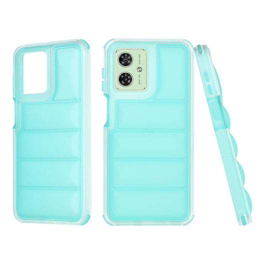 Kuori Motorola Moto G54:lle, Techsuit, Wave Shield, Turkoosi