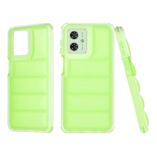 Kuori Motorola Moto G54:lle, Techsuit, Wave Shield, Vihreä