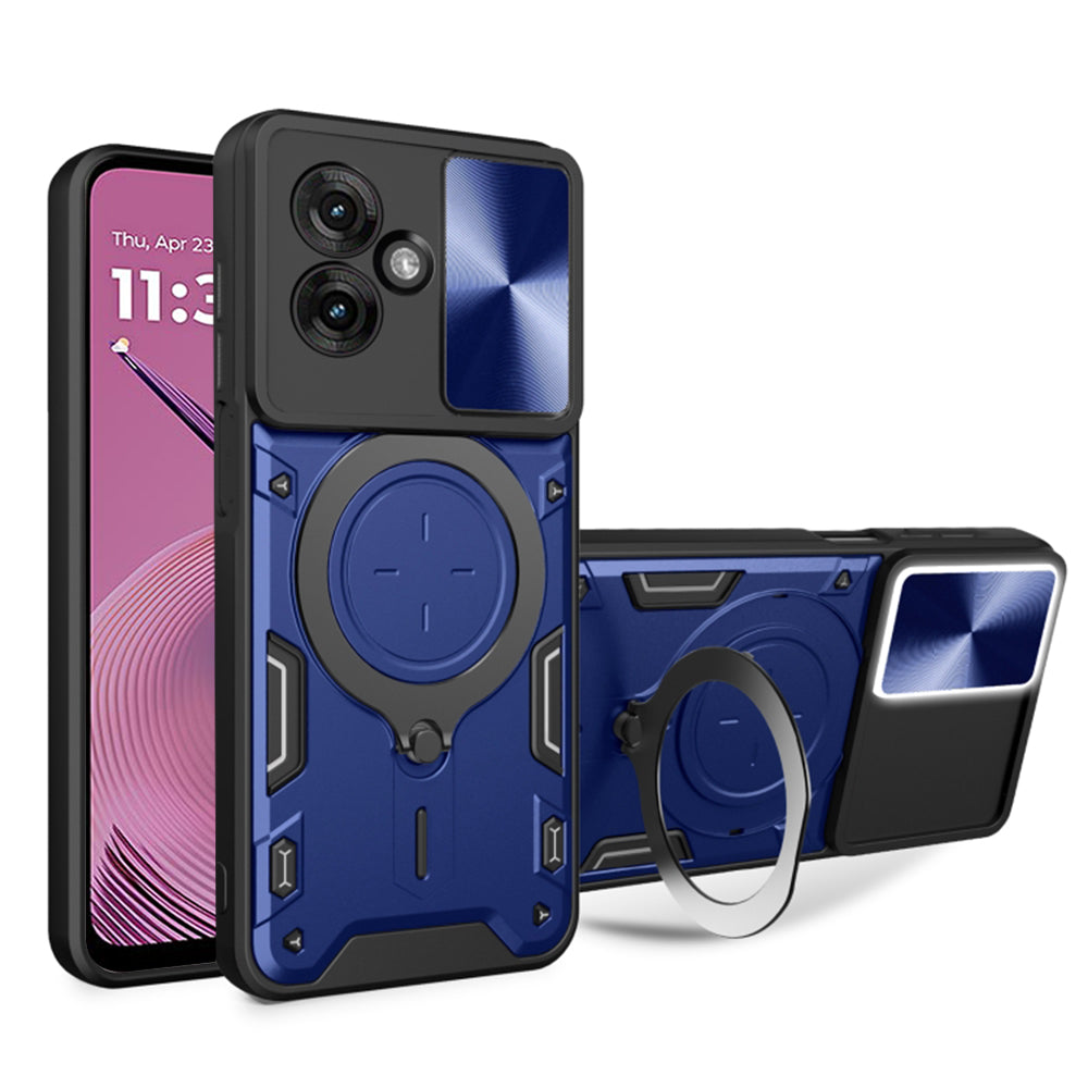 Kuori Motorola Moto G55:lle, Techsuit, CamGuard Pro, Sininen