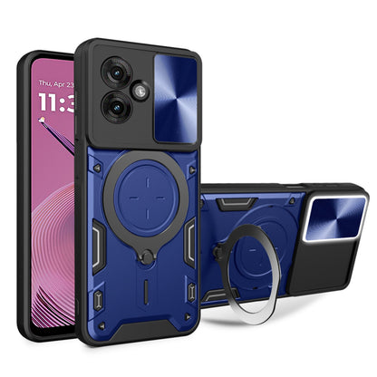Kuori Motorola Moto G55:lle, Techsuit, CamGuard Pro, Sininen