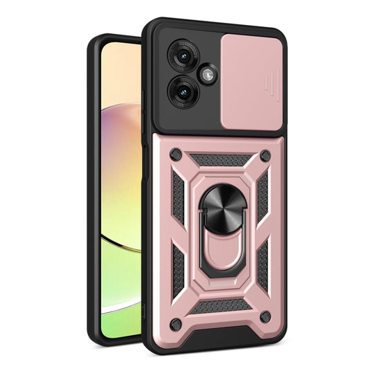 Suojakuori Motorola Moto G55:lle, Techsuit, CamShield, Vaaleanpunainen