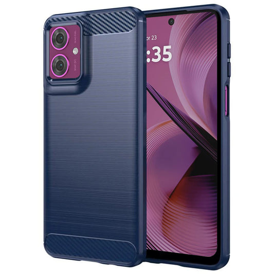 Suojakuori Motorola Moto G55:lle, Techsuit, Hiili, Sininen