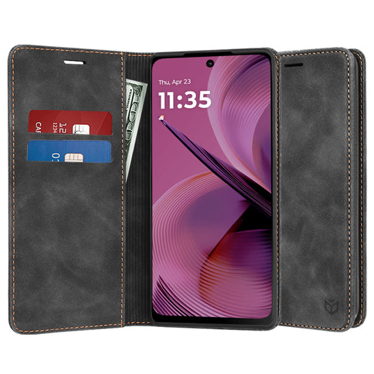 Suojakuori Motorola Moto G55:lle, Techsuit, Confy, Musta