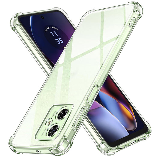 Suojakuori Motorola Moto G55:lle, Techsuit, Iskunkestävä Kirkas, Läpinäkyvä