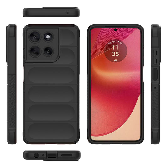 Kuori Motorola Moto G56:lle, Techsuit, Magic Shield, Musta