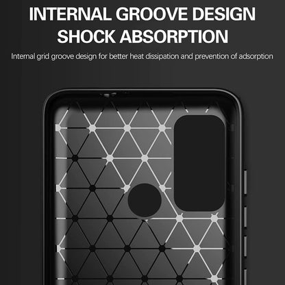 Suojakuori Motorola Moto G60:lle, Techsuit, Hiili, Musta
