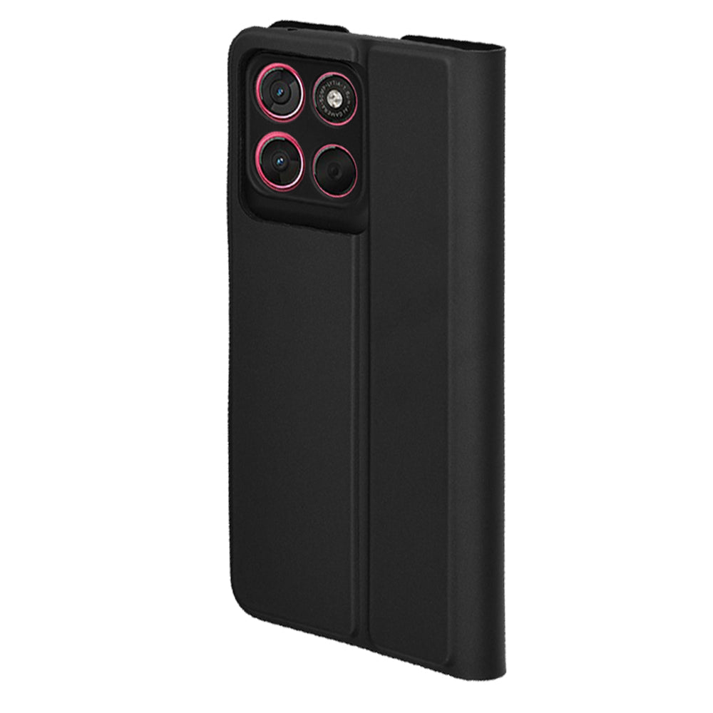 Kotelo Motorola Moto G67 Power / G57 Power, Techsuit, Magskin Book, Musta