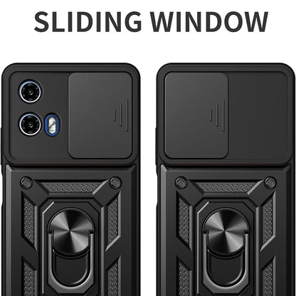 Kuori Motorola Moto G71 5G:lle, Techsuit, CamShield, Musta