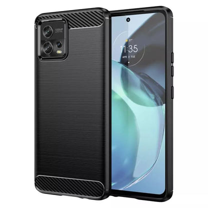 Suojakuori Motorola Moto G72:lle, Techsuit, Hiili, Musta