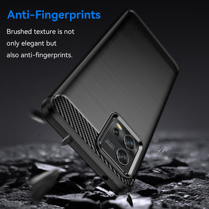 Suojakuori Motorola Moto G72:lle, Techsuit, Hiili, Musta