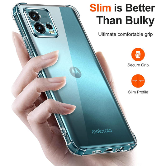 Suojakuori Motorola Moto G72:lle, Techsuit, Iskunkestävä Kirkas, Läpinäkyvä