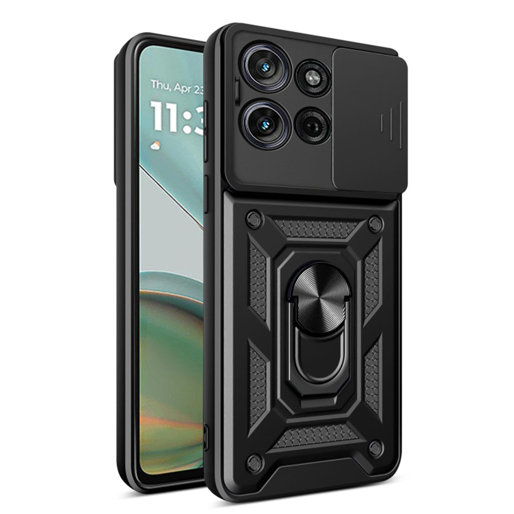 Suojakuori Motorola Moto G75:lle, Techsuit, CamShield, Musta