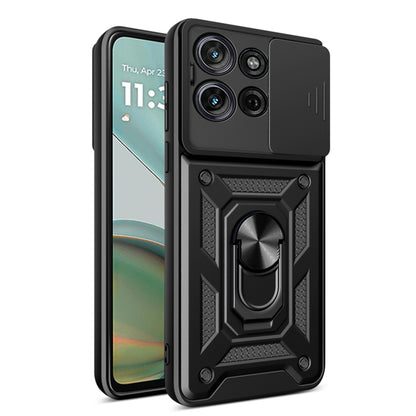 Suojakuori Motorola Moto G75:lle, Techsuit, CamShield, Musta