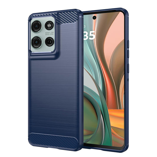 Suojakuori Motorola Moto G75:lle, Techsuit, Hiili, Sininen