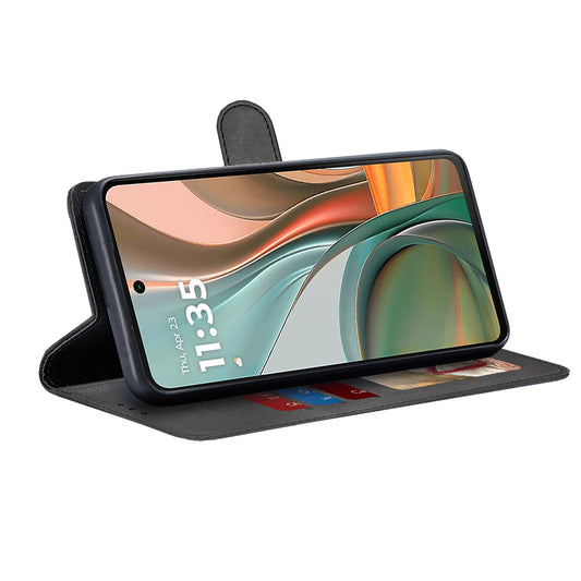 Kuori Motorola Moto G75:lle, Techsuit, Diary Book, Musta