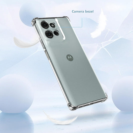 Kuori Motorola Moto G75:lle, Techsuit, Iskunkestävä Kirkas, Läpinäkyvä