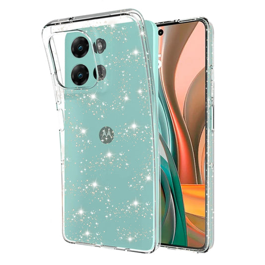 Kuori Motorola Moto G75:lle, Techsuit, SparkleSkin, Läpinäkyvä