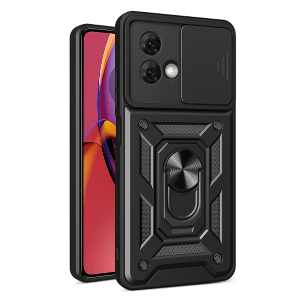 Suojakuori Motorola Moto G84:lle, Techsuit, CamShield, Musta