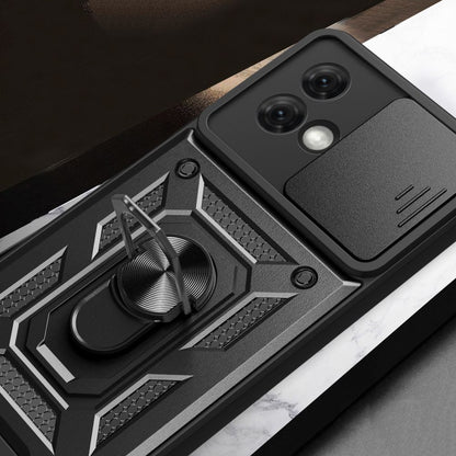 Suojakuori Motorola Moto G84:lle, Techsuit, CamShield, Musta