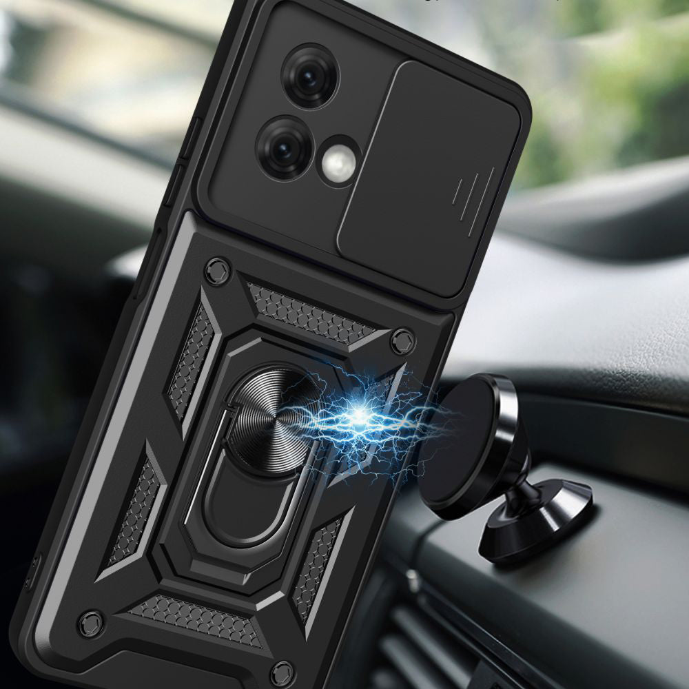 Suojakuori Motorola Moto G84:lle, Techsuit, CamShield, Musta