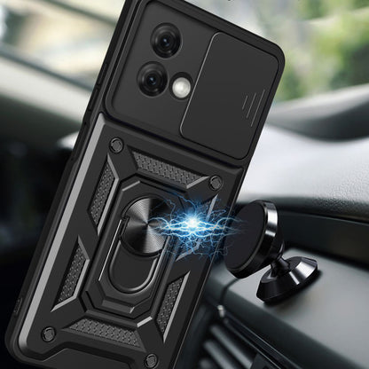 Suojakuori Motorola Moto G84:lle, Techsuit, CamShield, Musta