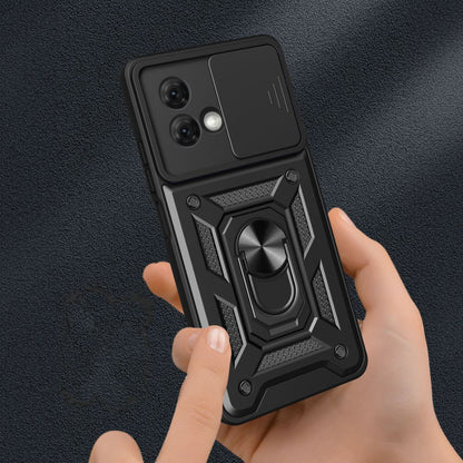 Suojakuori Motorola Moto G84:lle, Techsuit, CamShield, Musta