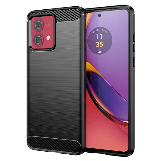 Suojakuori Motorola Moto G84:lle, Techsuit, Hiili, Musta