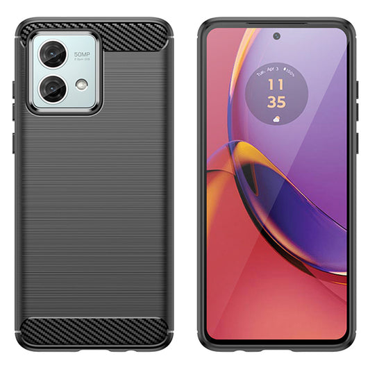 Suojakuori Motorola Moto G84:lle, Techsuit, Hiili, Musta