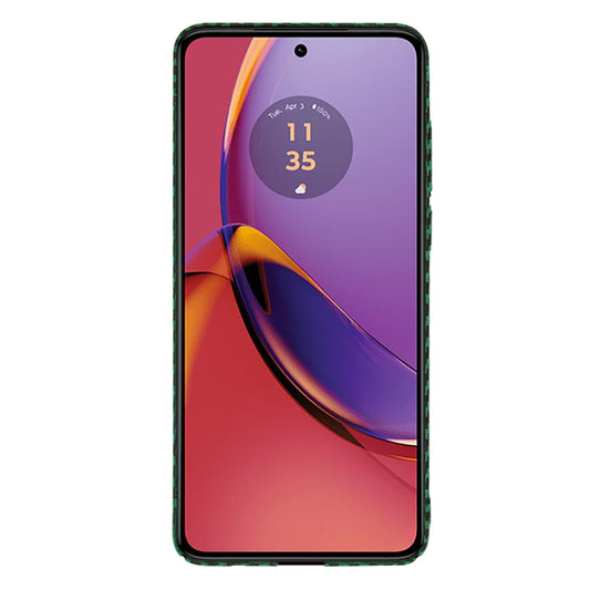 Kuori Motorola Moto G84:lle, Techsuit, Carbonite FiberShell, Vihreä