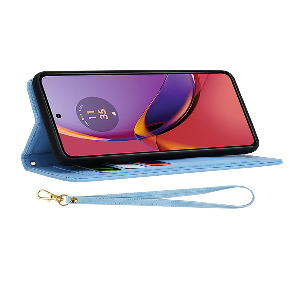 Kuori Motorola Moto G84:lle, Techsuit, FlipCraft, Sininen