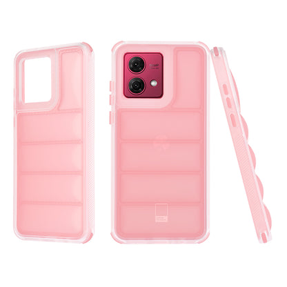 Kuori Motorola Moto G84:lle, Techsuit, Wave Shield, Vaaleanpunainen
