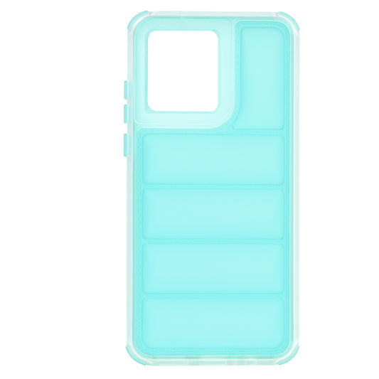 Suojakuori Motorola Moto G84:lle, Techsuit, Wave Shield, Turkoosi