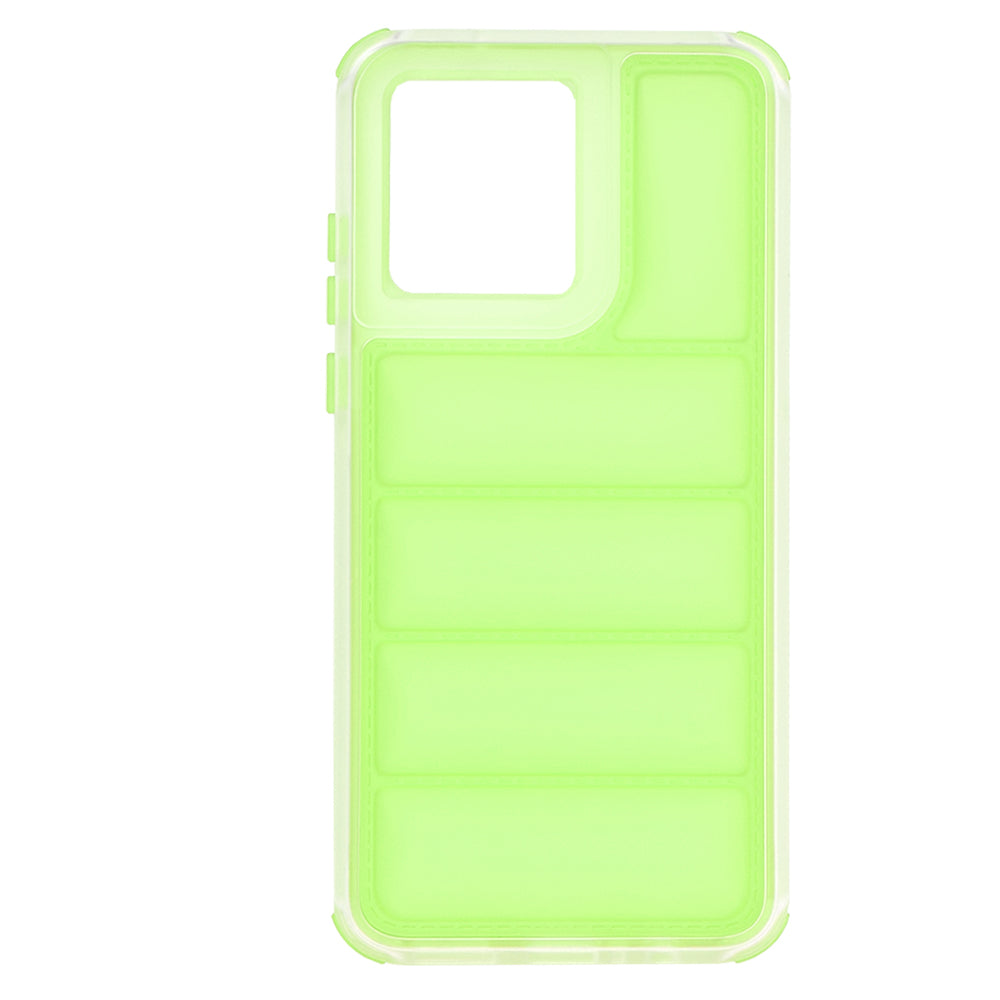 Case for Motorola Moto G84, Techsuit, Wave Shield, Green