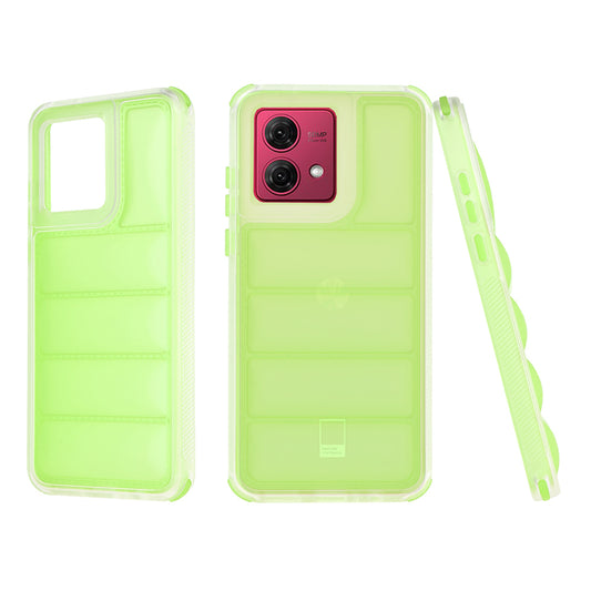 Suojakuori Motorola Moto G84:lle, Techsuit, Wave Shield, Vihreä