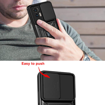 Case for Motorola Moto G85, Techsuit, CamShield, Black