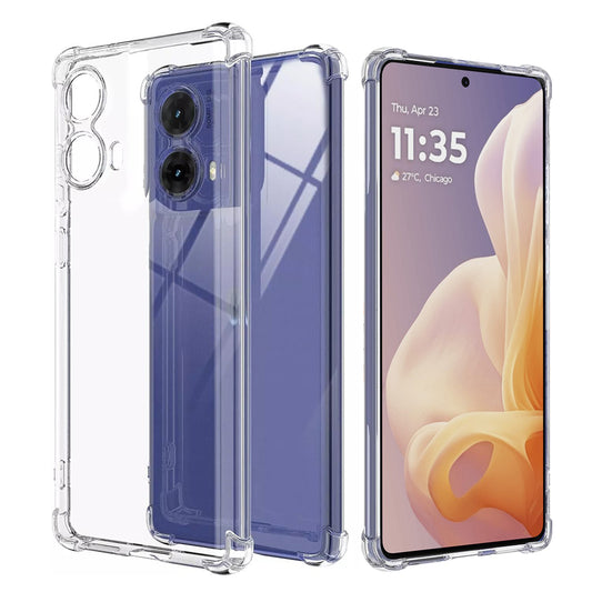 Suojakuori Motorola Moto G85:lle, Techsuit, Iskunkestävä Kirkas, Läpinäkyvä