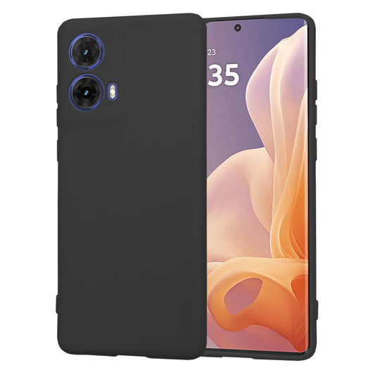 Kotelo Motorola Moto G85:lle, Techsuit, SoftFlex, Musta