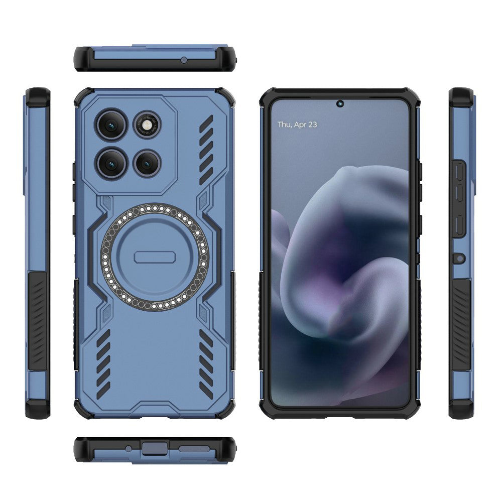 MagSafe-kuori Motorola Moto G86 Powerlle, Techsuit, ArmorMag, Sininen