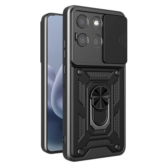 Case for Motorola Moto G86 Power, Techsuit, CamShield, Black