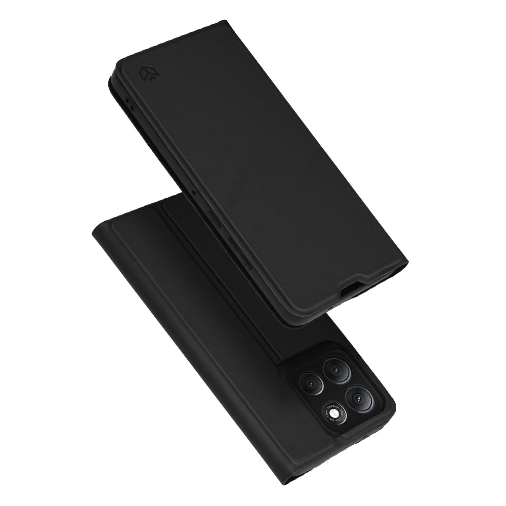 Kotelo Motorola Moto G86 Powerille, Techsuit, Magskin Book, Musta