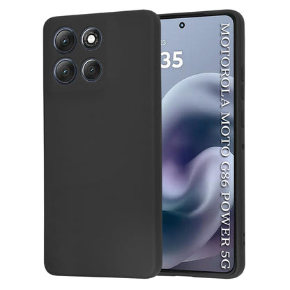 Suojakuori Motorola Moto G86 Powerlle, Techsuit, SoftFlex, Musta